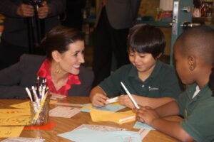 Mayor Schaaf meets some of our youngest students