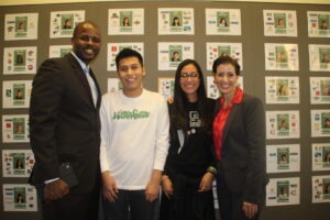 Superintendent Wilson and Mayor Schaaf tour our College Wall of Fame