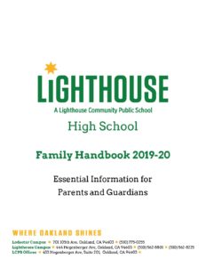 Lcps Family Student Handbook 19 Final Copy Lcchs 9 12 Version English Lighthouse Charter Public Schools