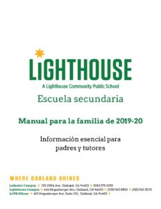 Lcps Family Student Handbook 19 Final Copy Lcchs 9 12 Version Spanish Lighthouse Charter Public Schools